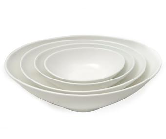 Durable porcelain dinnerware